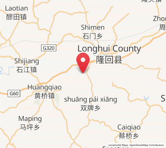 Map of Sangesi, Hunan