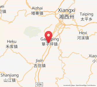 Map of Sangongqiao, Hunan