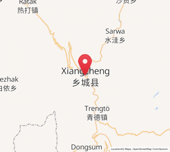 Map of Sangpi, Sichuan