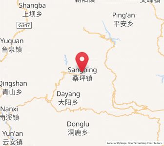 Map of Sangping, Chongqing
