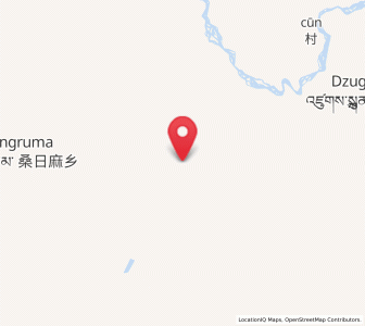 Map of Sangruma, Qinghai