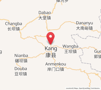 Map of Sanguan, Gansu