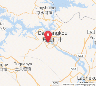 Map of Sanguandian, Hubei