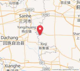 Map of Sangzi, Tianjin