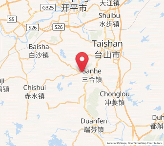 Map of Sanhe, Guangdong