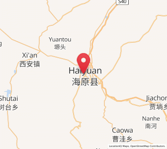 Map of Sanhe, Ningxia Hui Autonomous Region