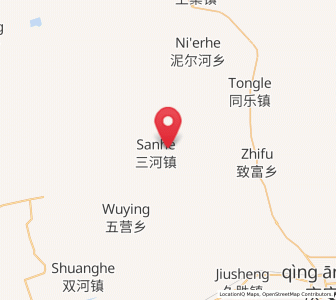 Map of Sanhe, Heilongjiang