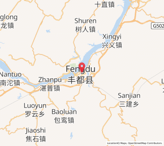 Map of Sanhe, Chongqing
