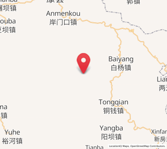 Map of Sanheba, Gansu