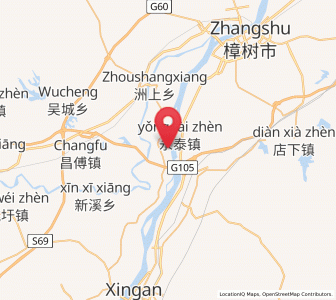 Map of Sanhu, Jiangxi