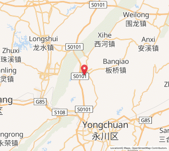 Map of Sanjiao, Chongqing