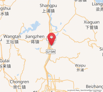 Map of Sanjie, Zhejiang