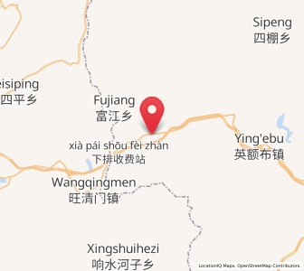 Map of Sankeyushu, Jilin