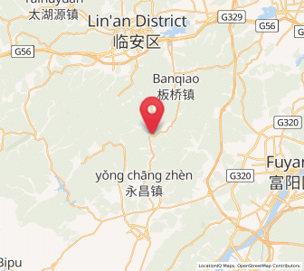 Map of Sankou, Zhejiang