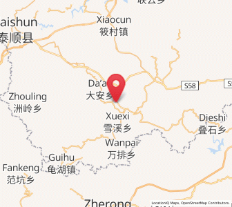 Map of Sankui, Zhejiang