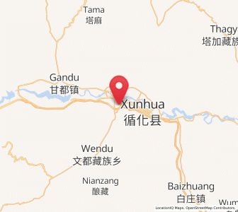 Map of Sanlanbahai, Qinghai