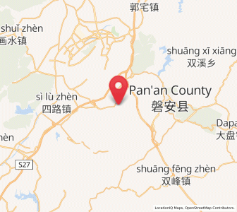 Map of Sanlian, Zhejiang