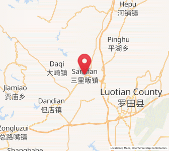Map of Sanlifan, Hubei