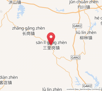 Map of Sanligang, Hubei