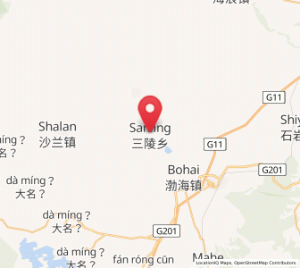 Map of Sanling, Heilongjiang