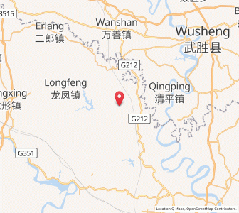 Map of Sanmiao, Chongqing