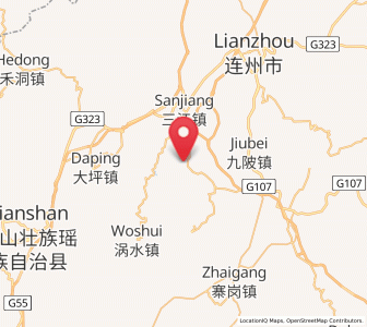 Map of Sanpai, Guangdong