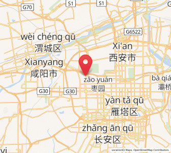 Map of Sanqiao, Shaanxi