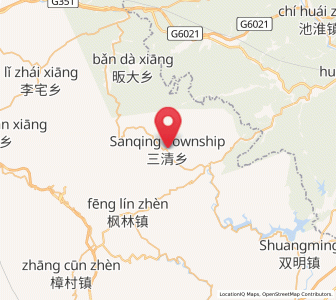Map of Sanqing, Jiangxi