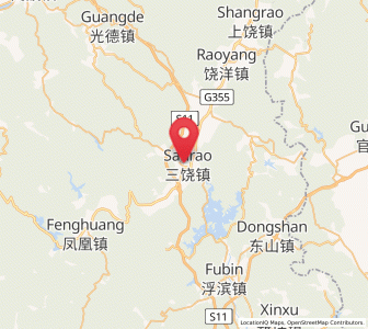 Map of Sanrao, Guangdong