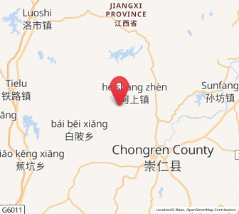 Map of Sanshan, Jiangxi