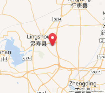 Map of Sanshengyuan, Hebei