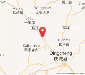 Map of Sanshilipu, Gansu