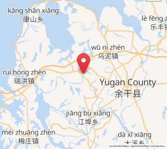 Map of Santang, Jiangxi