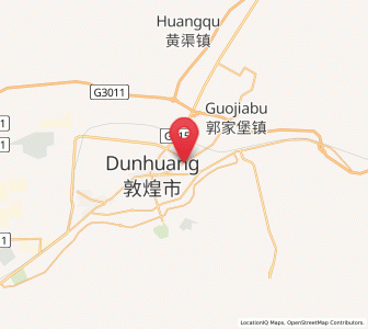 Map of Sanwei, Gansu