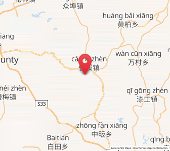 Map of Sanxianling, Jiangxi