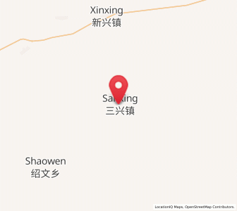 Map of Sanxing, Heilongjiang