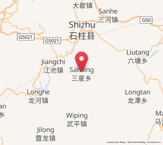 Map of Sanxing, Chongqing