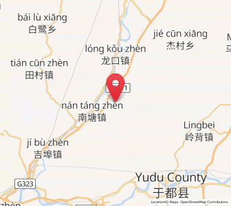 Map of Sanxixiang, Jiangxi