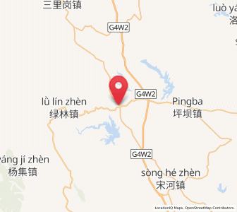 Map of Sanyang, Hubei