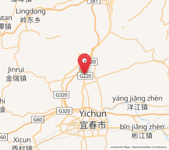 Map of Sanyang, Jiangxi