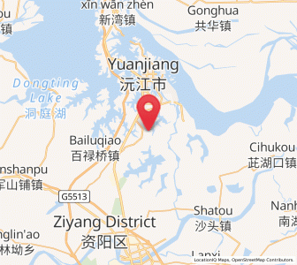 Map of Sanyantang, Hunan