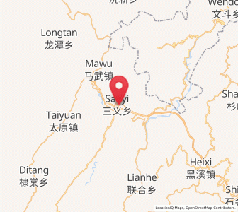 Map of Sanyi, Chongqing