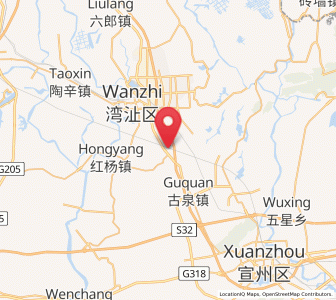 Map of Sanyuan, Anhui