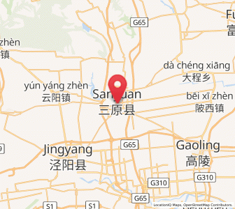 Map of Sanyuan Chengguanzhen, Shaanxi