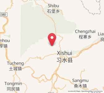 Map of Sanyuanchang, Guizhou