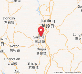Map of Sanzhen, Guangdong