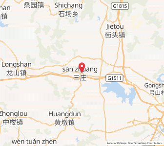 Map of Sanzhuang, Shandong