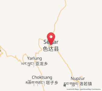 Map of Seke, Sichuan