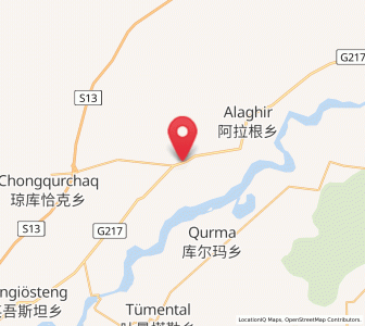 Map of Serikbuya, Xinjiang