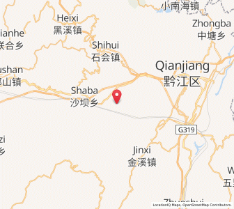 Map of Shaba, Chongqing